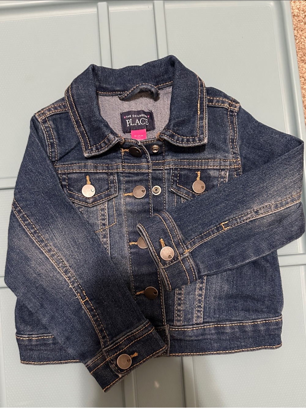 The Children's Place Dark Blue Denim Jacket